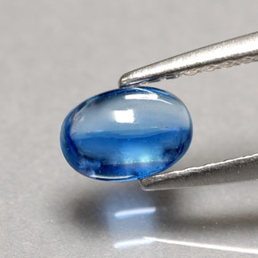 0,67 ctw natürlicher blauer Disthen, Transparent, Transparent / Lichtdurchlässig
