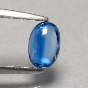 0,67 ctw natürlicher blauer Disthen, Transparent, Transparent / Lichtdurchlässig