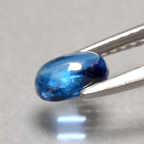 0,67 ctw natürlicher blauer Disthen, Transparent, Transparent / Lichtdurchlässig