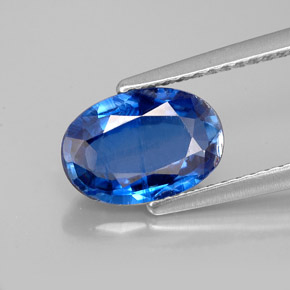 1,98 ctw natürlicher blauer Disthen, Oval Schliff, VS-SI