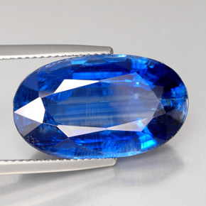 17,01 ctw natürlicher blauer Disthen, Oval Schliff, VS-SI