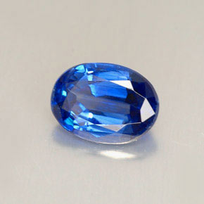 1,41 ctw natürlicher blauer Disthen, Oval Schliff, VVS-VS