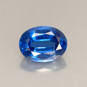 1,64 ctw natürlicher blauer Disthen, Oval Schliff, VS