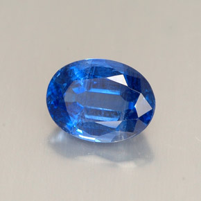 1,64 ctw natürlicher blauer Disthen, Oval Schliff, VS