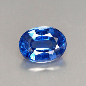 1,72 ctw natürlicher blauer Disthen, Oval Schliff, VS