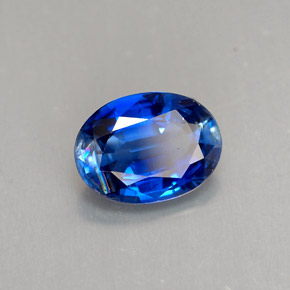 1,32 ctw natürlicher blauer Disthen, Oval Schliff, VS