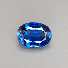 1,32 ctw natürlicher blauer Disthen, Oval Schliff, VS