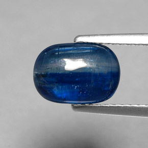 2,91 ctw natürlicher blauer Disthen, Transparent, Transparent / Lichtdurchlässig