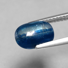 2,91 ctw natürlicher blauer Disthen, Transparent, Transparent / Lichtdurchlässig