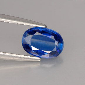 1,03 ctw natürlicher blauer Disthen, Oval Schliff, VS-SI