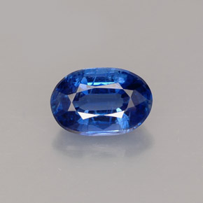 1,02 ctw natürlicher blauer Disthen, Oval Schliff, VS-SI