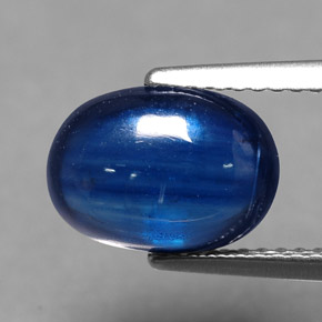 3,77 ctw natürlicher blauer Disthen, Oval Schliff, Lichtdurchlässig