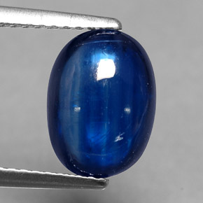 3,77 ctw natürlicher blauer Disthen, Oval Schliff, Lichtdurchlässig