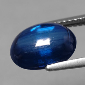 3,77 ctw natürlicher blauer Disthen, Oval Schliff, Lichtdurchlässig
