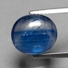 4,83 ctw natürlicher blauer Disthen, Transparent, Transparent / Lichtdurchlässig