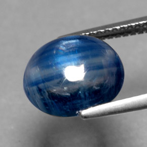 4,83 ctw natürlicher blauer Disthen, Transparent, Transparent / Lichtdurchlässig