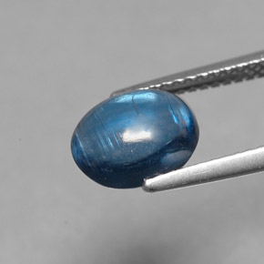 9,17 ctw natürlicher Blau Kyanit, Oval Schliff, Lichtdurchlässig