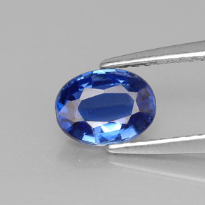 0,97 ctw natürlicher blauer Disthen, Oval Schliff, VS