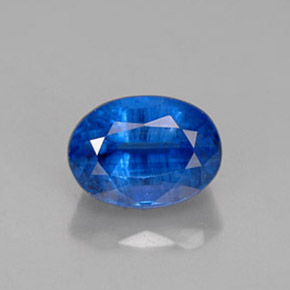 1,44 ctw natürlicher blauer Disthen, Oval Schliff, VS-SI