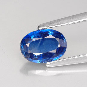 0,94 ctw natürlicher blauer Disthen, Oval Schliff, VS-SI