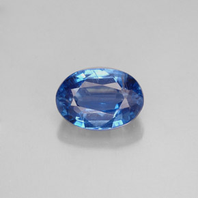 1,18 ctw natürlicher blauer Disthen, Oval Schliff, VS-SI
