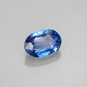1,18 ctw natürlicher blauer Disthen, Oval Schliff, VS-SI