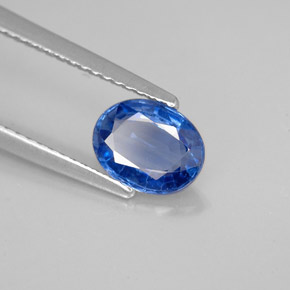 1,18 ctw natürlicher blauer Disthen, Oval Schliff, VVS-VS
