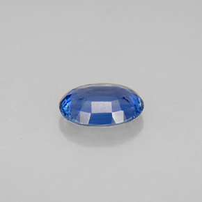 1,18 ctw natürlicher blauer Disthen, Oval Schliff, VVS-VS
