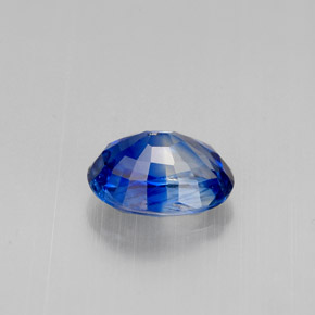 1,17 ctw natürlicher blauer Disthen, Oval Schliff, VVS-VS