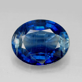 11,63 ctw natürlicher blauer Disthen, Oval Schliff, SI