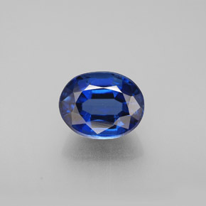 2,77 ctw natürlicher blauer Disthen, Oval Schliff, VS