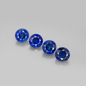  ct natürliche Blau Kyanit-Edelsteine, Rund Schliff, VS