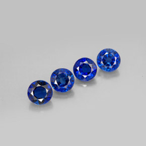  ct natürliche Blau Kyanit-Edelsteine, Rund Schliff, VS