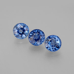  ct natürliche blauer Disthen-Edelsteine, Rundschliff, VS