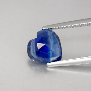 2,19 ctw natürlicher blauer Disthen, Herzform, VS