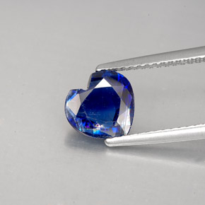 1,71 ctw natürlicher blauer Disthen, Herzform, VS