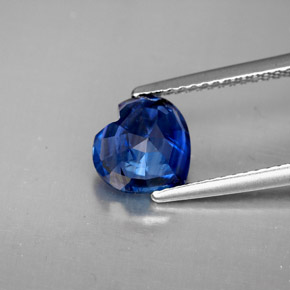 2,17 ctw natürlicher blauer Disthen, Herzform, VS