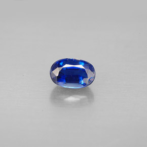0,80 ctw natürlicher blauer Disthen, Oval Schliff, VS