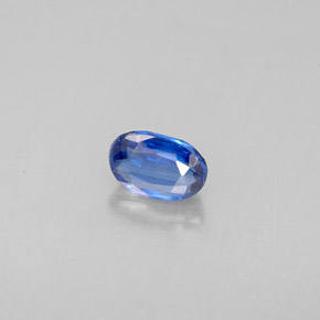 0,68 ctw natürlicher blauer Disthen, Oval Schliff, VS