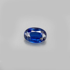 0,55 ctw natürlicher blauer Disthen, Oval Schliff, VS