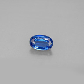 0,59 ctw natürlicher blauer Disthen, Oval Schliff, VS