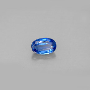 0,59 ctw natürlicher blauer Disthen, Oval Schliff, VS