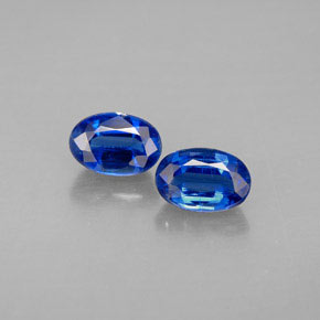  ct natürliche blauer Disthen-Edelsteine, Oval Schliff, VS