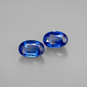  ct natürliche blauer Disthen-Edelsteine, Oval Schliff, VS