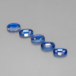  ct natürliche blauer Disthen-Edelsteine, Oval Schliff, VS