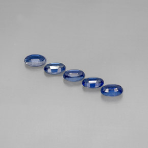  ct natürliche blauer Disthen-Edelsteine, Oval Schliff, VS