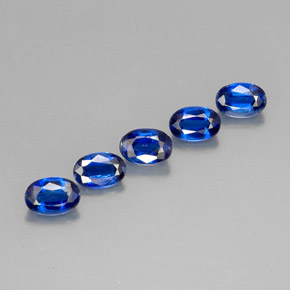  ct natürliche blauer Disthen-Edelsteine, Oval Schliff, VS