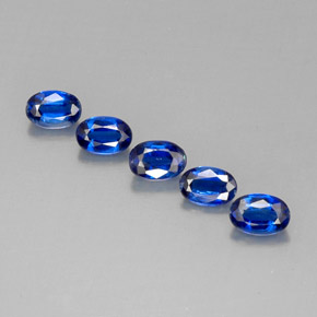  ct natürliche blauer Disthen-Edelsteine, Oval Schliff, VS