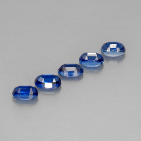  ct natürliche blauer Disthen-Edelsteine, Oval Schliff, VS