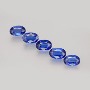  ct natürliche blauer Disthen-Edelsteine, Oval Schliff, VS